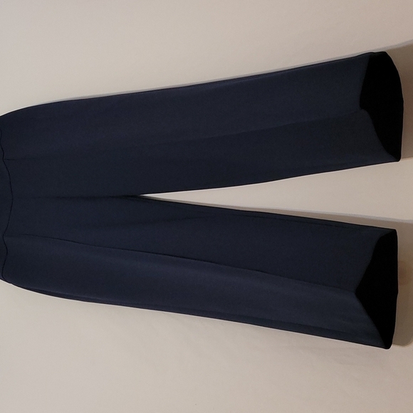 Tahari Navy Crepe Petite Dress Pants - Picture 10 of 17